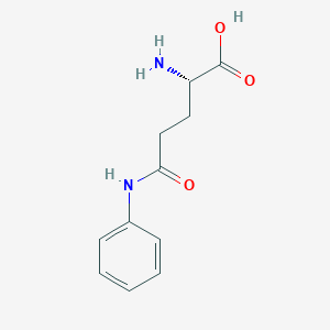 molecular formula C11H14N2O3 B555477 N(5)-苯基-L-谷氨酰胺 CAS No. 5963-60-0