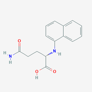 molecular formula C15H16N2O3 B555478 N-1-Naphthyl-l-glutamine CAS No. 28401-75-4