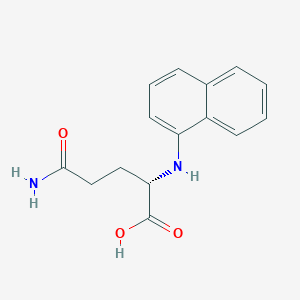 molecular formula C15H16N2O3 B555478 L-谷氨酸 γ-(α-萘酰胺) CAS No. 28401-75-4