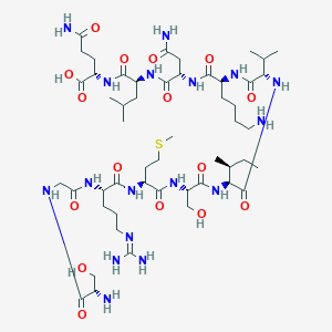 molecular formula C51H93N17O16S B055548 Cholecystokinin 33 (10-20) CAS No. 122998-75-8