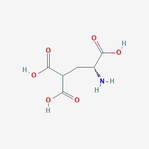 molecular formula C8H10N2O2 B555491 (3R)-3-aminopropane-1,1,3-tricarboxylic acid CAS No. 64153-47-5