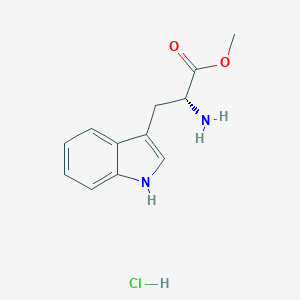 molecular formula C12H15ClN2O2 B555504 D-Tryptophan methyl ester hydrochloride CAS No. 14907-27-8