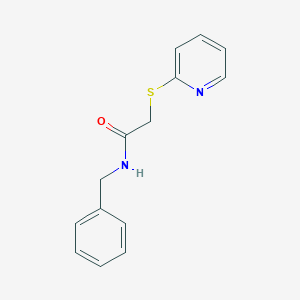 molecular formula C14H14N2OS B5555124 N-benzyl-2-(pyridin-2-ylsulfanyl)acetamide 
