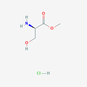 molecular formula C4H10ClNO3 B555513 H-D-Ser-OMe.HCl CAS No. 5874-57-7