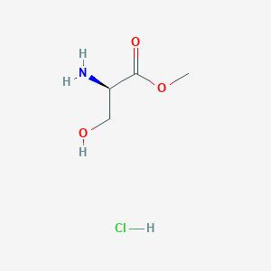 molecular formula C4H10ClNO3 B555513 D-Serine methyl ester hydrochloride CAS No. 5874-57-7