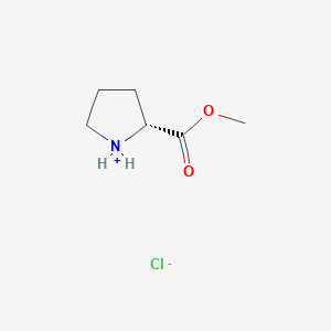 molecular formula C6H12ClNO2 B555523 D-Proline Methyl Ester Hydrochloride CAS No. 65365-28-8