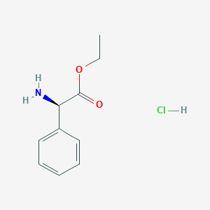 molecular formula C10H14ClNO2 B555531 (R)-Ethyl 2-amino-2-phenylacetate hydrochloride CAS No. 17609-48-2