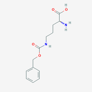 molecular formula C13H18N2O4 B555537 (R)-2-氨基-5-(((苄氧羰基)氨基)戊酸 CAS No. 16937-91-0