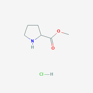 molecular formula C6H12ClNO2 B555560 Methyl pyrrolidine-2-carboxylate hydrochloride CAS No. 79397-50-5