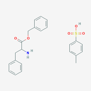 molecular formula C23H25NO5S B555563 Benzyl 2-amino-3-phenylpropanoate 4-methylbenzenesulfonate CAS No. 119290-61-8
