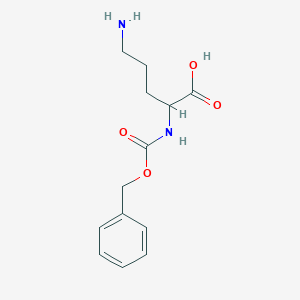 molecular formula C13H18N2O4 B555565 H-DL-Orn(Z)-OH CAS No. 70671-51-1