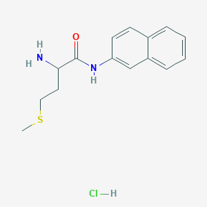 molecular formula C15H19ClN2OS B555569 DL-蛋氨酸β-萘酰胺盐酸盐 CAS No. 97405-58-8