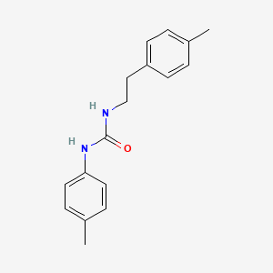 molecular formula C17H20N2O B5555762 1-(4-Methylphenyl)-3-[2-(4-methylphenyl)ethyl]urea 