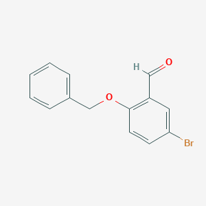 molecular formula C14H11BrO2 B055558 2-(Benzyloxy)-5-bromobenzaldehyde CAS No. 121124-94-5