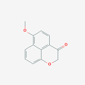 molecular formula C13H10O3 B5555810 6-Methoxy-benzo[de]chromen-3-one 