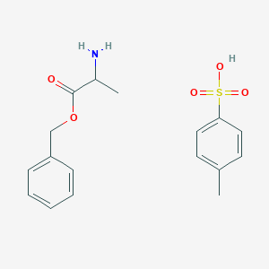molecular formula C17H21NO5S B555588 Benzyl 2-aminopropanoate 4-methylbenzenesulfonate CAS No. 46229-47-4
