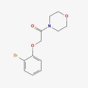 molecular formula C12H14BrNO3 B5555909 2-(2-Bromophenoxy)-1-morpholin-4-ylethanone 