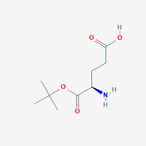 molecular formula C9H17NO4 B555600 (R)-4-Amino-5-(tert-butoxy)-5-oxopentanoic acid CAS No. 25456-76-2