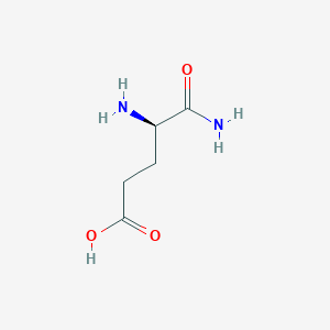 molecular formula C5H10N2O3 B555603 (R)-4,5-Diamino-5-oxopentanoic acid CAS No. 19522-40-8