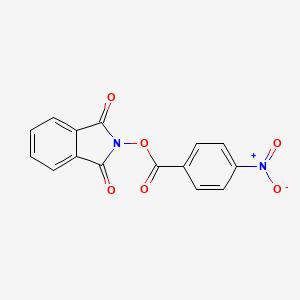 molecular formula C15H8N2O6 B5556079 1,3-DIOXO-2,3-DIHYDRO-1H-ISOINDOL-2-YL 4-NITROBENZOATE 