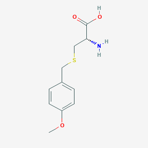 molecular formula C15H12I3NO4 B555620 S-p-methoxybenzyl-D-cysteine CAS No. 58290-34-9