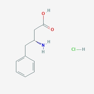 molecular formula C10H14ClNO2 B555630 (R)-3-Amino-4-phenylbutyric acid hydrochloride CAS No. 145149-50-4