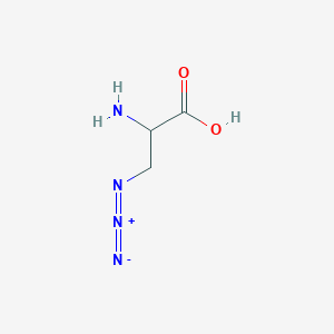 molecular formula C3H6N4O2 B555631 D-Alanine, 3-azido- CAS No. 105928-88-9