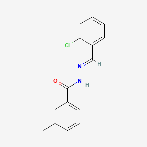 molecular formula C15H13ClN2O B5556356 Cyclohexyl-amidophosphorsaeure-diaethylester 