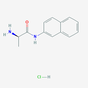 molecular formula C13H15ClN2O B555655 D-Alanine beta-naphthylamide hydrochloride CAS No. 201984-32-9