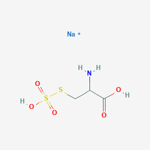 molecular formula C3H7NNaO5S2+ B555664 Sodium S-sulfocysteine hydrate CAS No. 7381-67-1