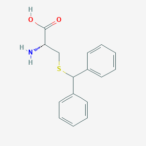 molecular formula C16H17NO2S B555666 S-Diphenylmethyl-L-cysteine CAS No. 5191-80-0