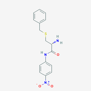 molecular formula C16H17N3O3S B555668 (R)-2-氨基-3-苄硫基-N-(4-硝基苯基)丙酰胺 CAS No. 7436-62-6
