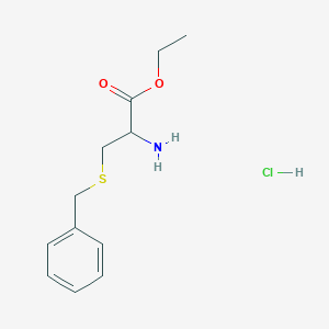 molecular formula C12H17NO2S · HCl B555670 H-半胱氨酸(苄基)-乙酯盐酸盐 CAS No. 52844-67-4