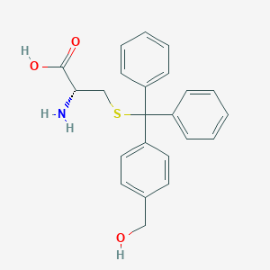 molecular formula C23H23NO3S B555675 S-4-甲氧基三苯甲基-L-半胱氨酸 CAS No. 177582-20-6