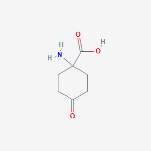 B555680 1-Amino-4-oxocyclohexane-1-carboxylic acid CAS No. 285996-77-2