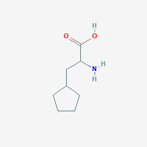 molecular formula C8H15NO2 B555684 2-氨基-3-环戊基丙酸 CAS No. 96539-87-6