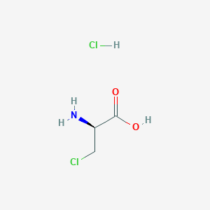 molecular formula C3H7Cl2NO2 B555686 beta-Chloro-D-alanine hydrochloride CAS No. 51887-88-8