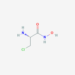 molecular formula C3H7ClN2O2 B555690 beta-Chloro-L-alanine hydroxylamine CAS No. 163682-35-7