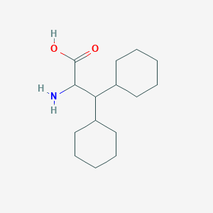 molecular formula C15H27NO2 B555698 H-beta,beta-Dicyclohexyl-DL-ala-OH CAS No. 274262-70-3