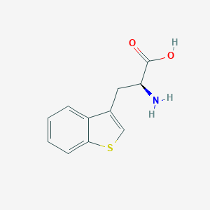 molecular formula C11H11NO2S B555701 (S)-2-Amino-3-(benzo[b]thiophen-3-yl)propanoic acid CAS No. 72120-71-9