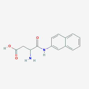 molecular formula C14H14N2O3 B555708 天冬氨酸β-萘酰胺 CAS No. 635-91-6