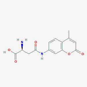 molecular formula C14H14N2O5 B555713 H-Asp(Amc)-OH CAS No. 133628-73-6
