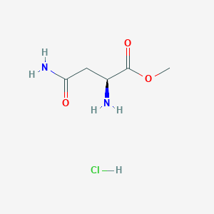 molecular formula C5H11ClN2O3 B555715 L-天冬酰胺甲酯盐酸盐 CAS No. 57461-34-4