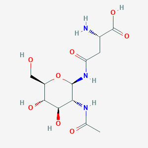 molecular formula C12H21N3O8 B555719 N-acetylglucosaminylasparagine CAS No. 2776-93-4