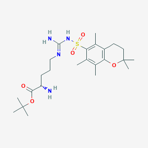 molecular formula C24H40N4O5S B555726 H-精(pmc)-otbu CAS No. 169543-81-1