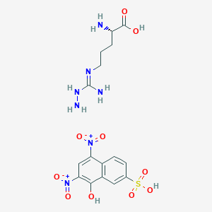 molecular formula C16H21N7O10S B555733 H-Arg(NH2)-OH flavianate CAS No. 137361-06-9