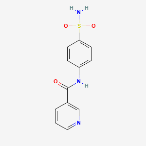 molecular formula C12H11N3O3S B5557353 N-(4-sulfamoylphenyl)pyridine-3-carboxamide CAS No. 41538-37-8