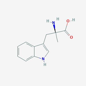 molecular formula C12H14N2O2*0.5H2O B555742 alpha-Methyltryptophan CAS No. 16709-25-4