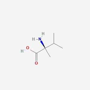 molecular formula C6H13NO2 B555754 (R)-2-氨基-2,3-二甲基丁酸 CAS No. 53940-82-2
