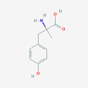 molecular formula C10H13NO3 B555755 (R)-2-Amino-3-(4-hydroxyphenyl)-2-methylpropanoic acid CAS No. 672-86-6